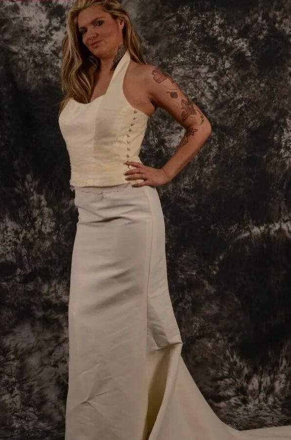 Photo shooting with Arabella May as a bride