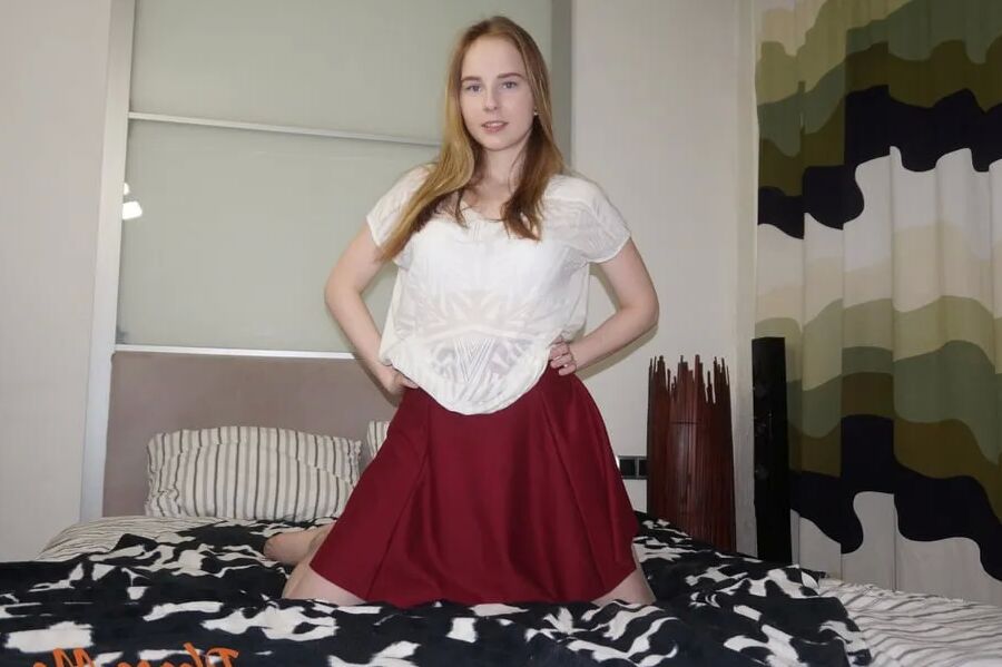 Redhead Preachers Daughter After Sunday School In Pantyhose
