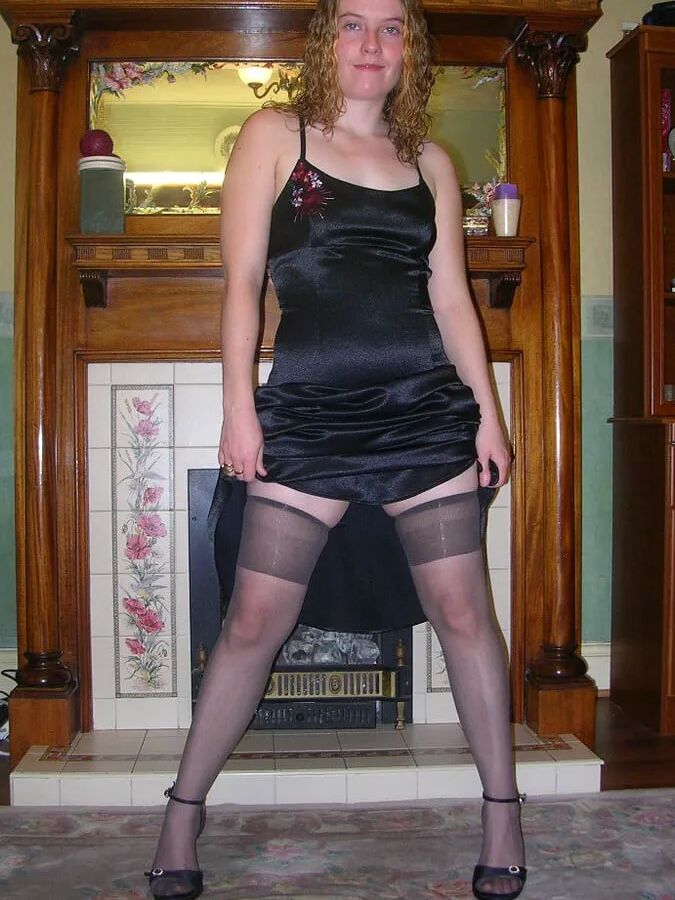 Dress and holdup stockings
