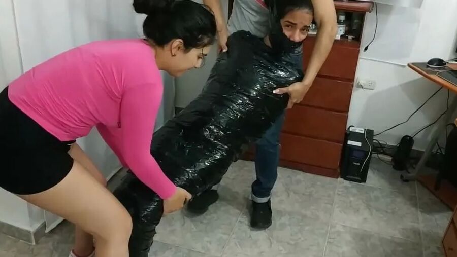 Extreme Triple-Layered Duct Tape Mummification