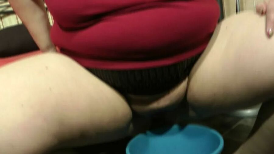 Pissing in the bucket