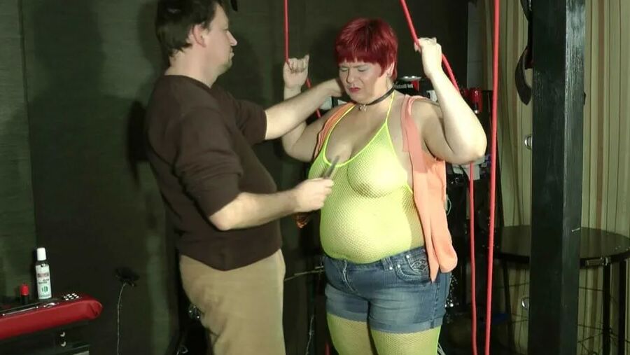 Cut shirt - harden tits