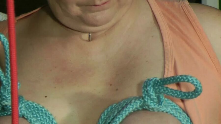 Cut shirt - harden tits