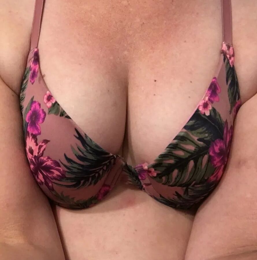 Trying on new outfits