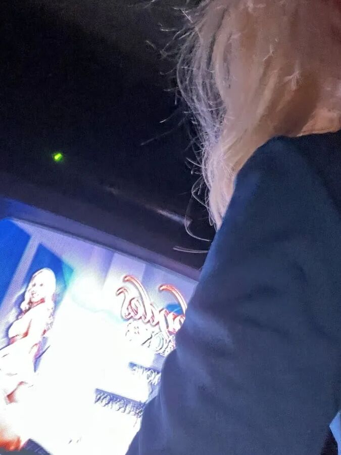 Playing in a nasty adult video booth