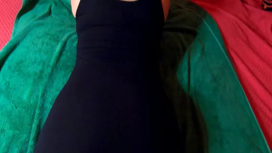 Young milf with hot body teasing