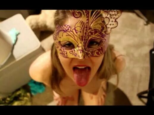 Blonde MILF Masquerade Mask