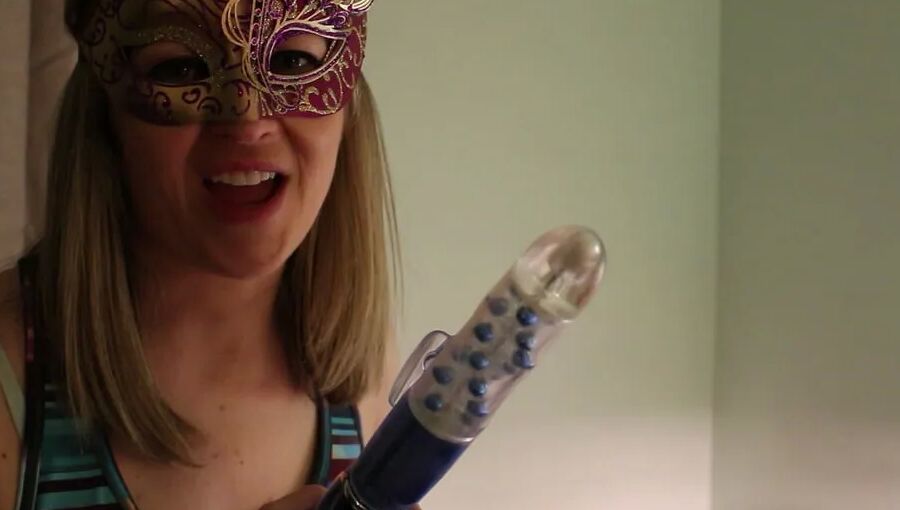 Blonde MILF Masquerade Mask