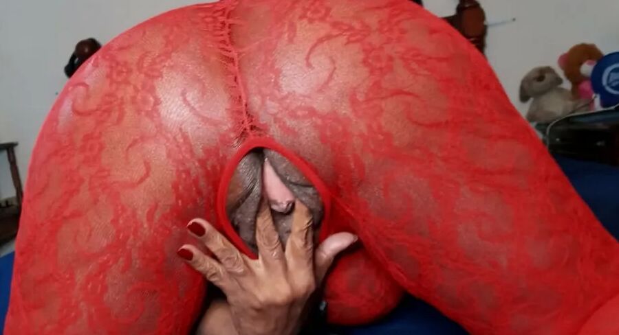Red Hot Lace Bodystocking