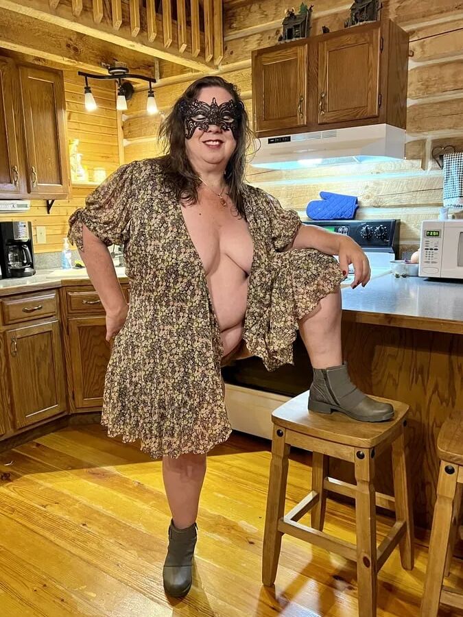 Mrs A Wrap Sundress and Grey Boots