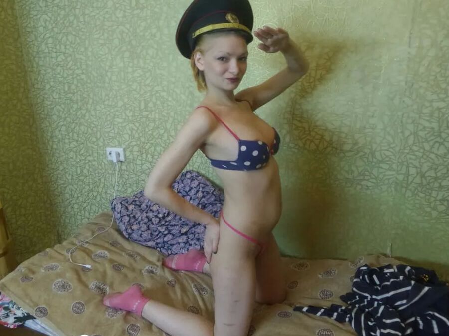 Girlfriend teases with a hot outfit before stripping