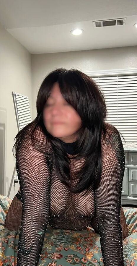 Slut wife posing in new lingerie