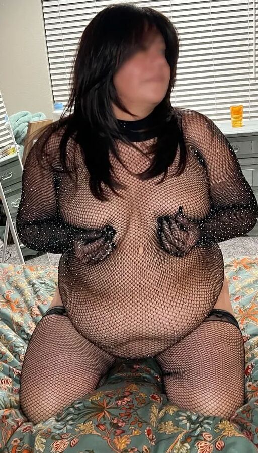 Slut wife posing in new lingerie