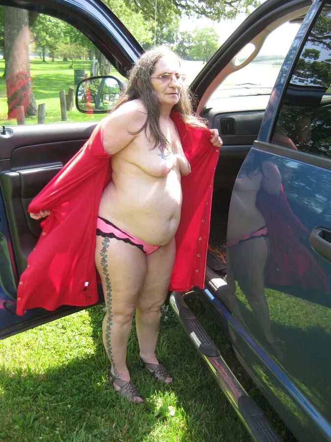Naked and fucking in the woods