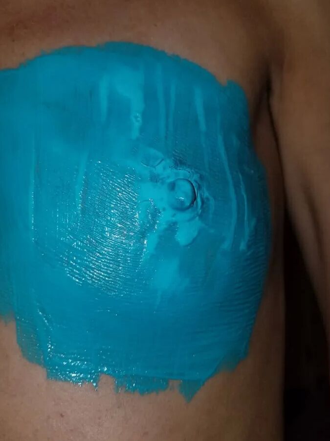 Playing with body paint
