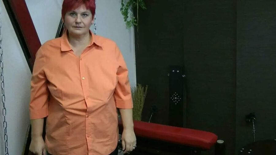 On the box - ass spanked