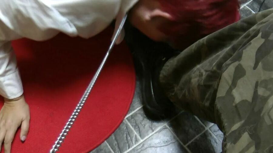 Shoe cleaning with tongue