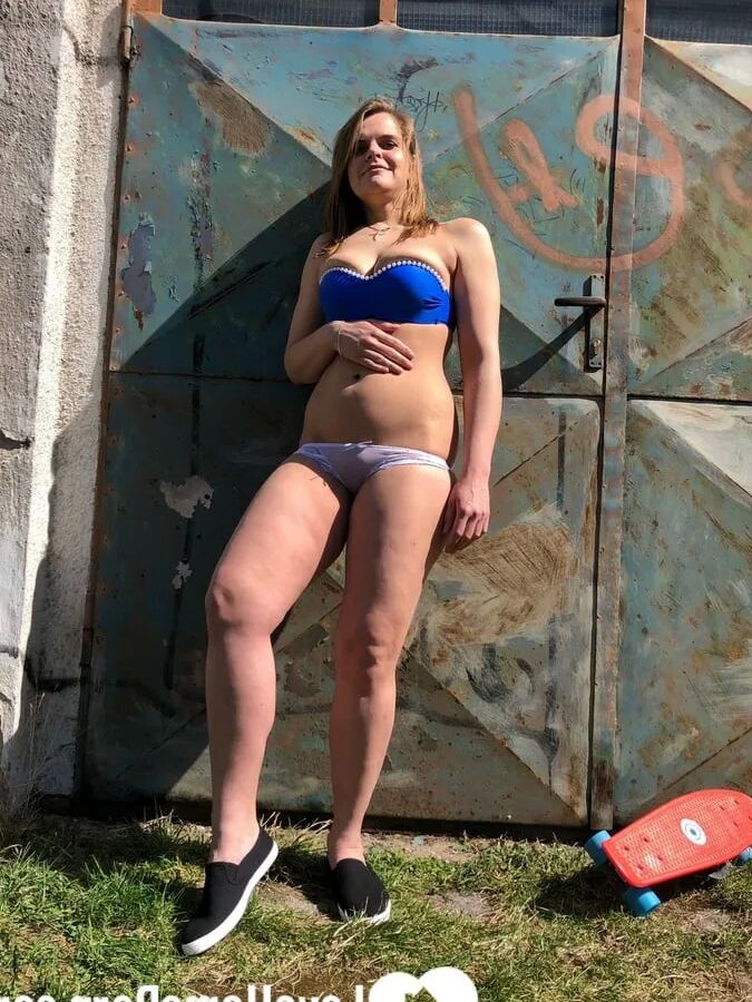 My friend took nude pics of me outdoors