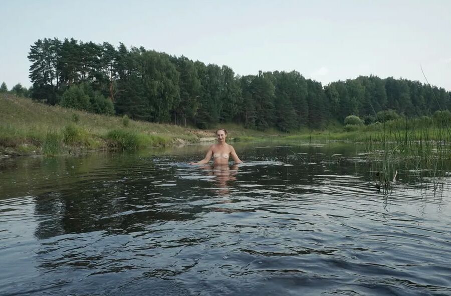 Swimming in the river