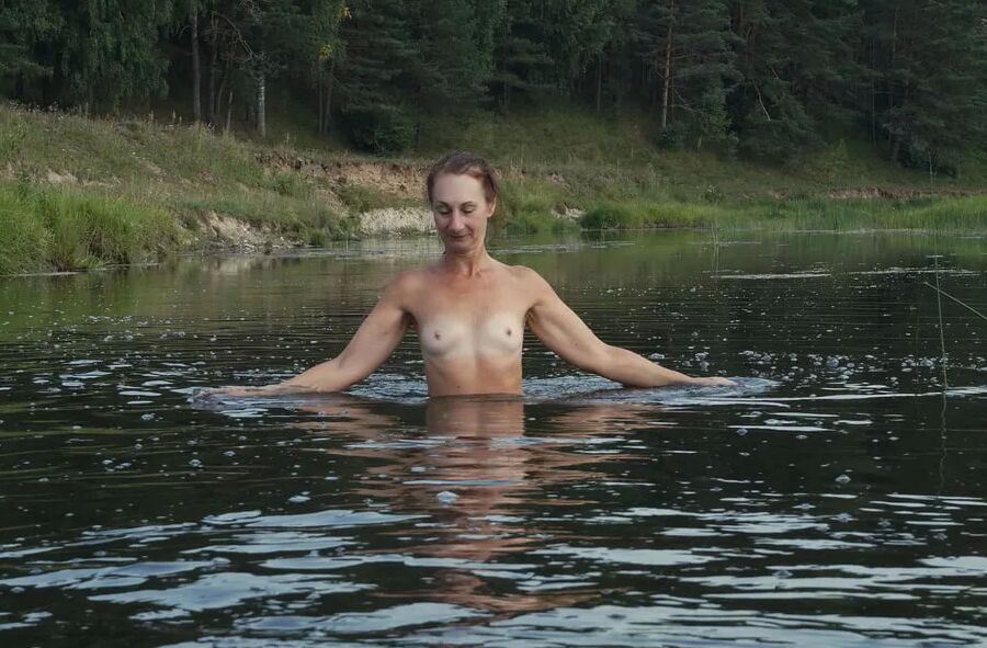 Swimming in the river