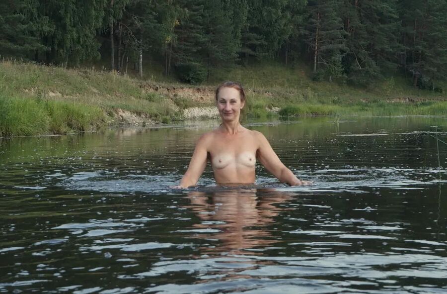 Swimming in the river