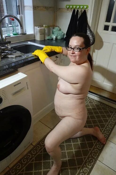 Nude Messy Rubber gloves