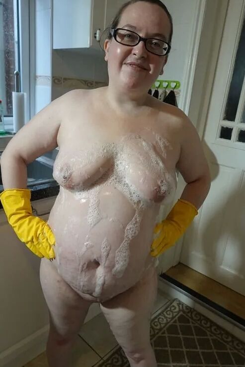 Nude Messy Rubber gloves