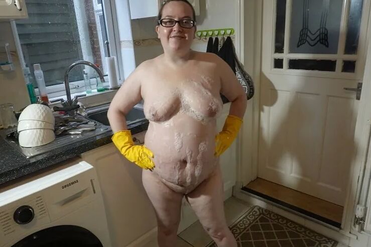 Nude Messy Rubber gloves