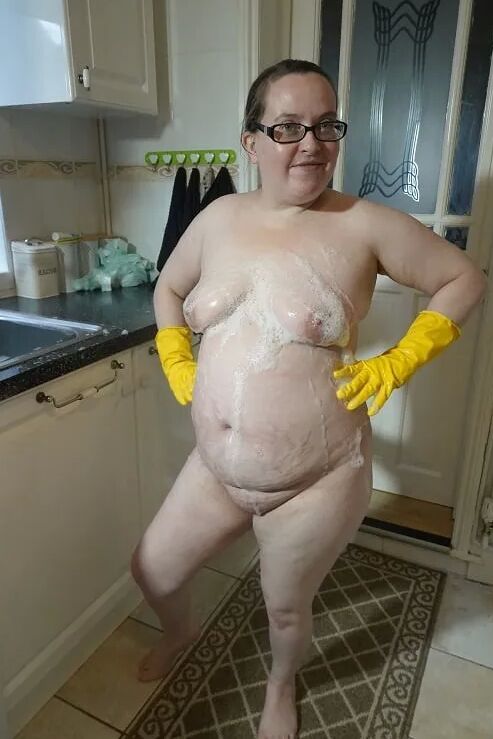 Nude Messy Rubber gloves