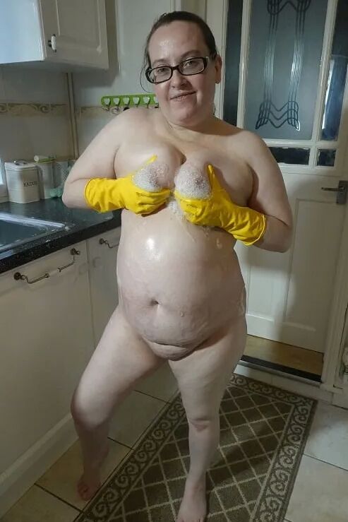 Nude Messy Rubber gloves