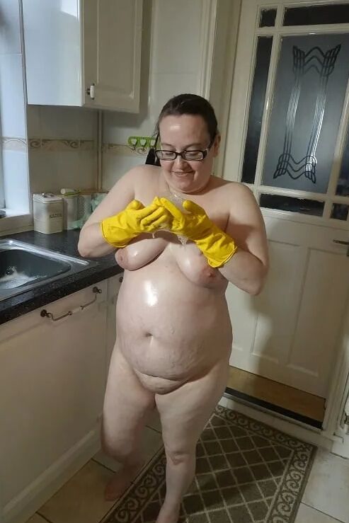 Nude Messy Rubber gloves