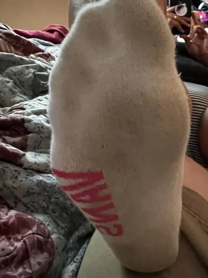 Striped panties and ankle socks