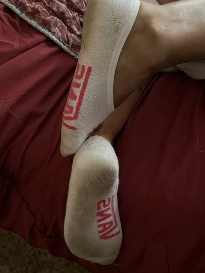 Striped panties and ankle socks