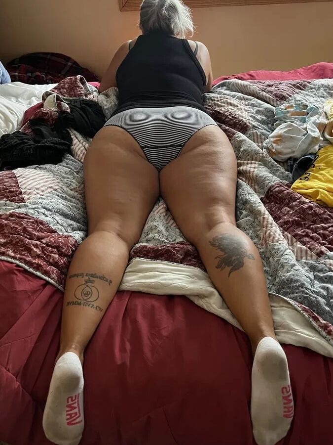 Striped panties and ankle socks