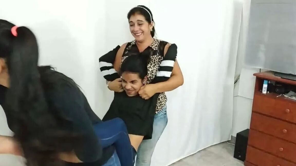 Heavily Duct Tape Mummified By Crazy Bondage Women