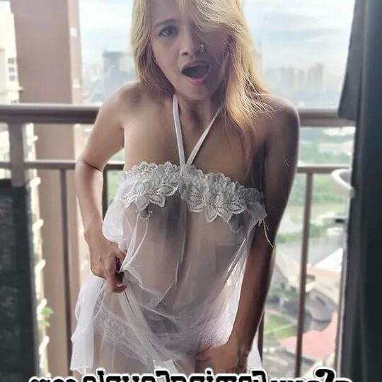White lingerie on Porch