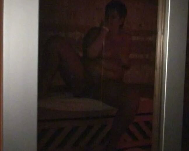 Sauna while the movie party