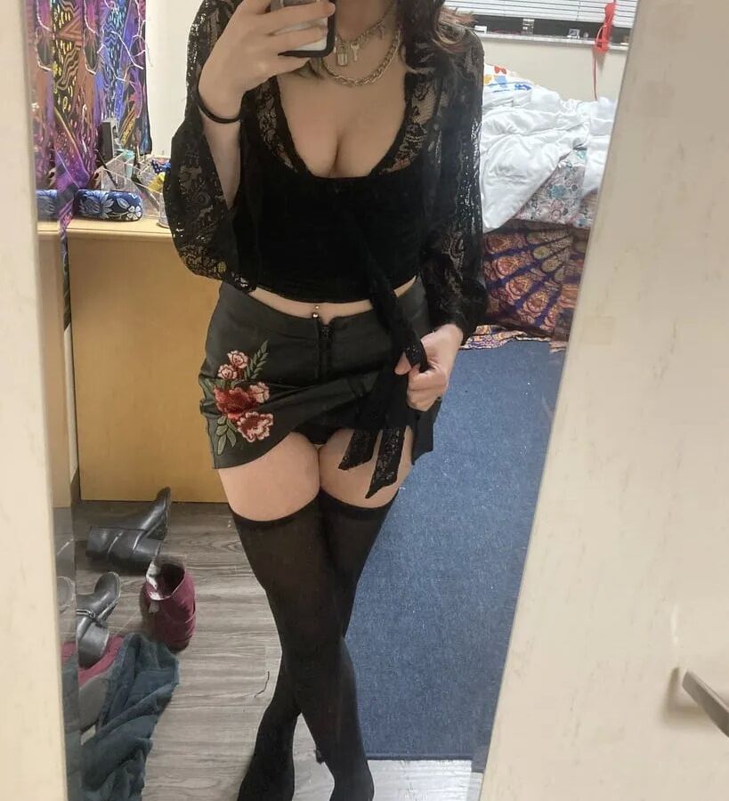 Femdom strapons and lingerie