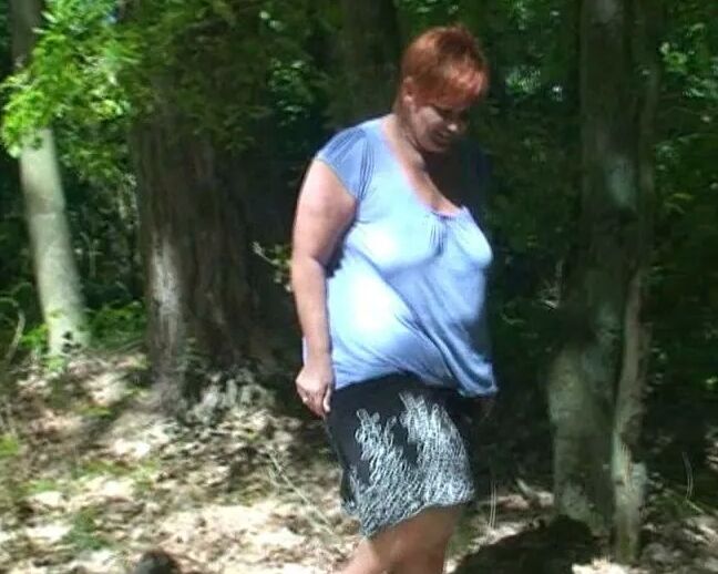 Pissing in the woods