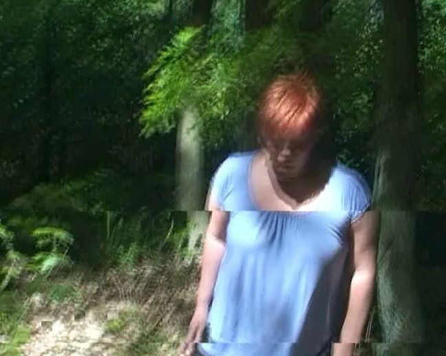 Pissing in the woods