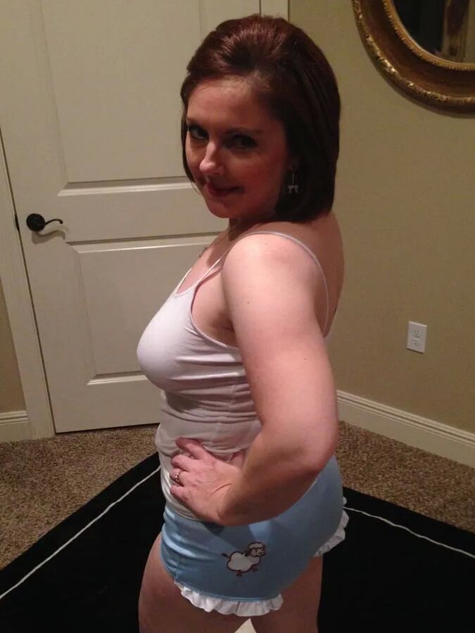 White tank and panties