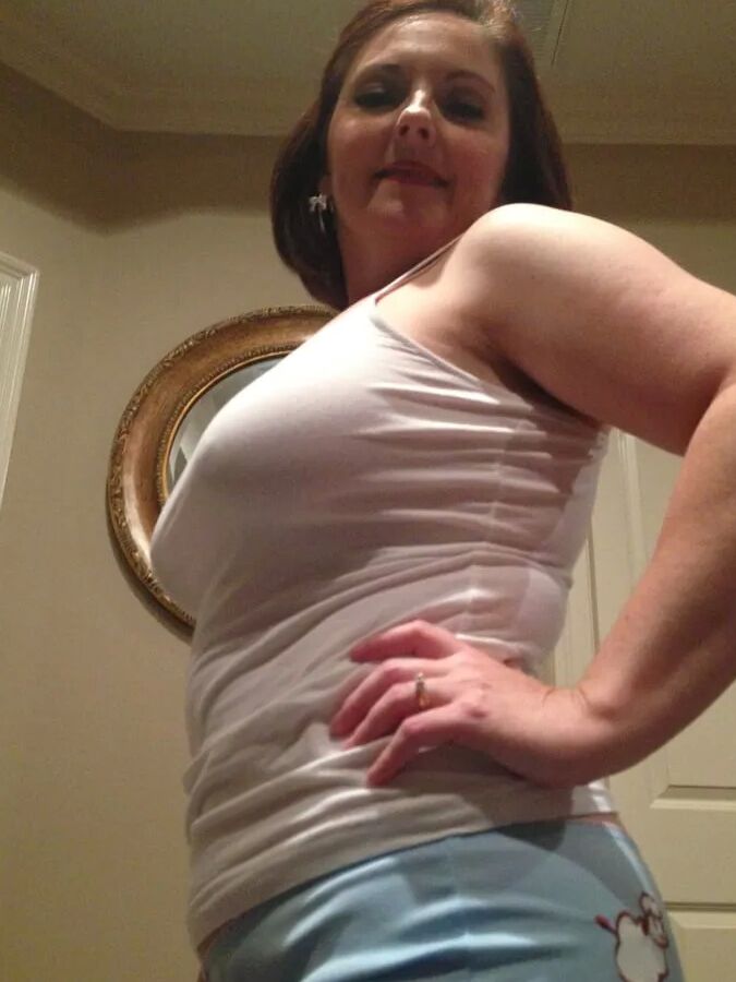 White tank and panties