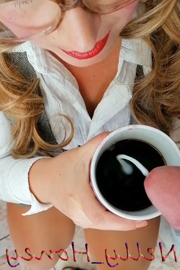 Coffee with real cream