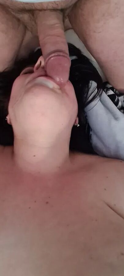 BUSTY BBW milf moorning play