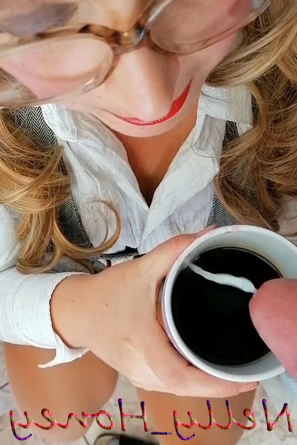 Coffee with real cream