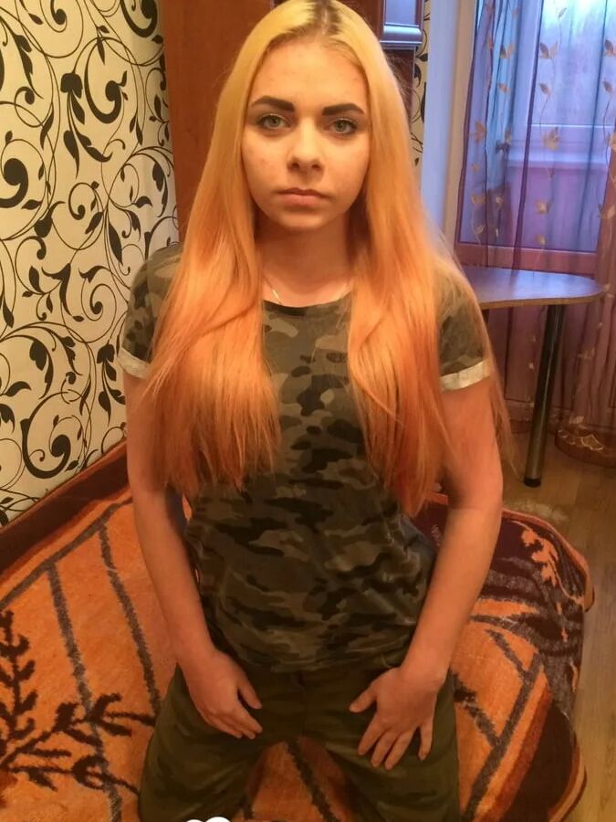 Military beauty gets completely naked on camera