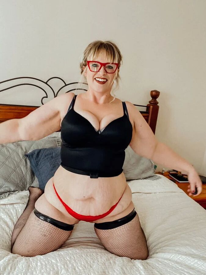 Thigh Highs on a fat milf