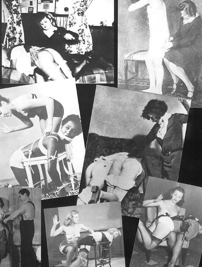 Black &amp; White Spanking