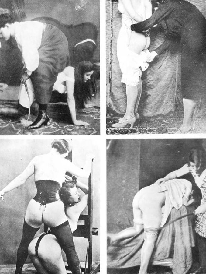 Black &amp; White Spanking
