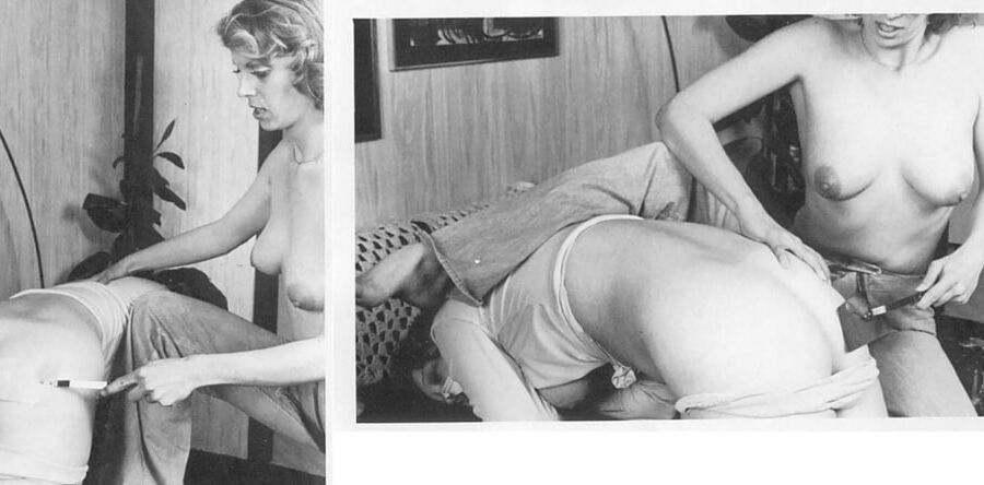 Black &amp; White Spanking